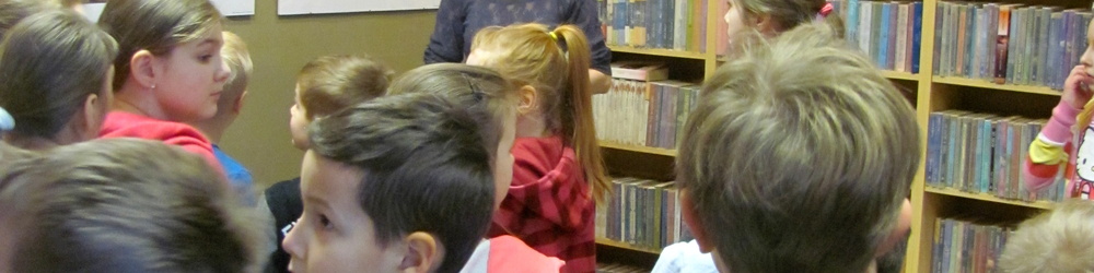 Zajęcia w bibliotece w Złotowie